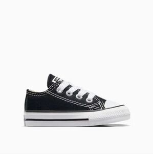 NWB Chuck Taylor All Star Classic Infant Low Top Shoe 7J235 Black
